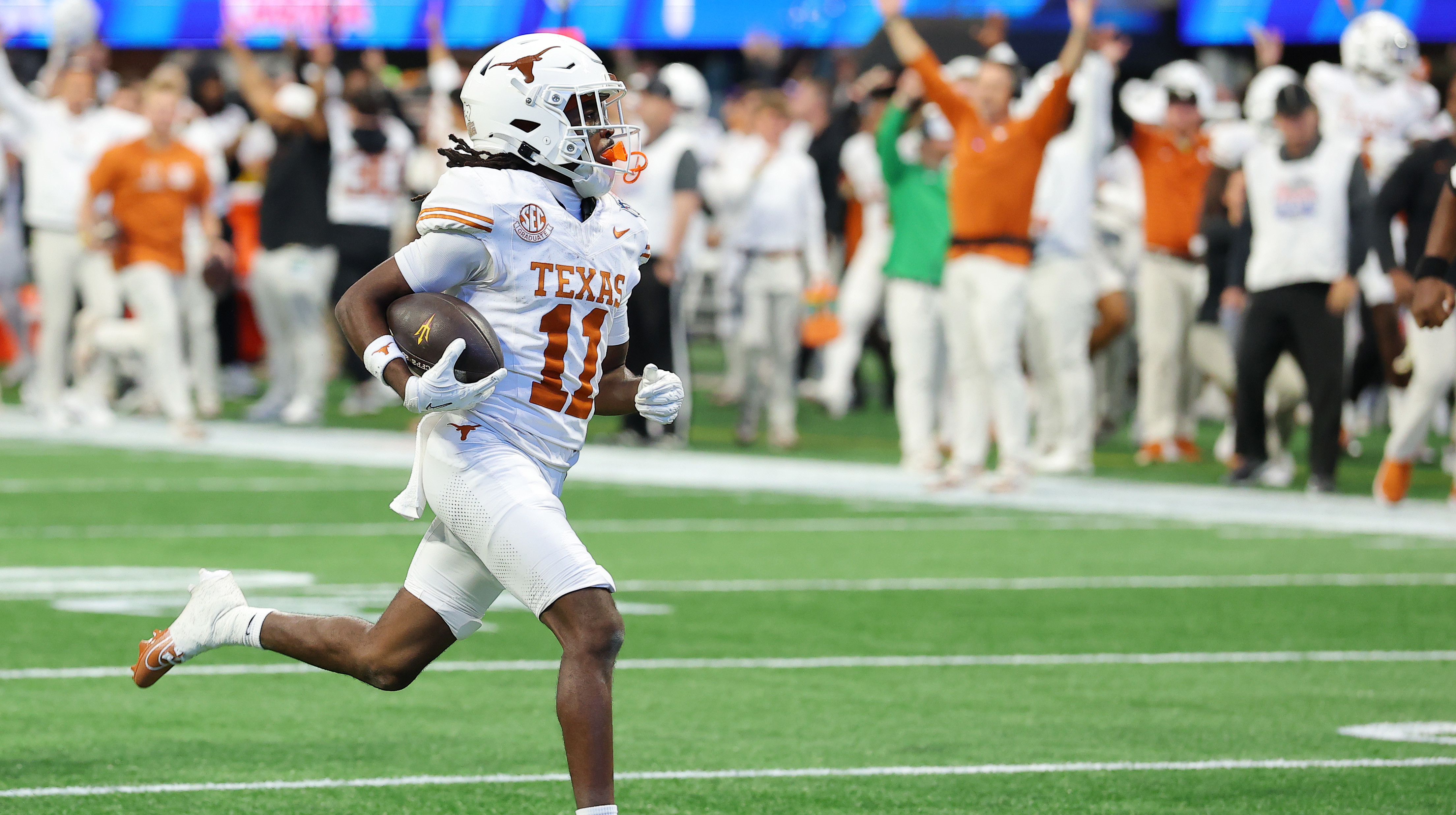 Texas 75-Yard Punt Return TD 😱