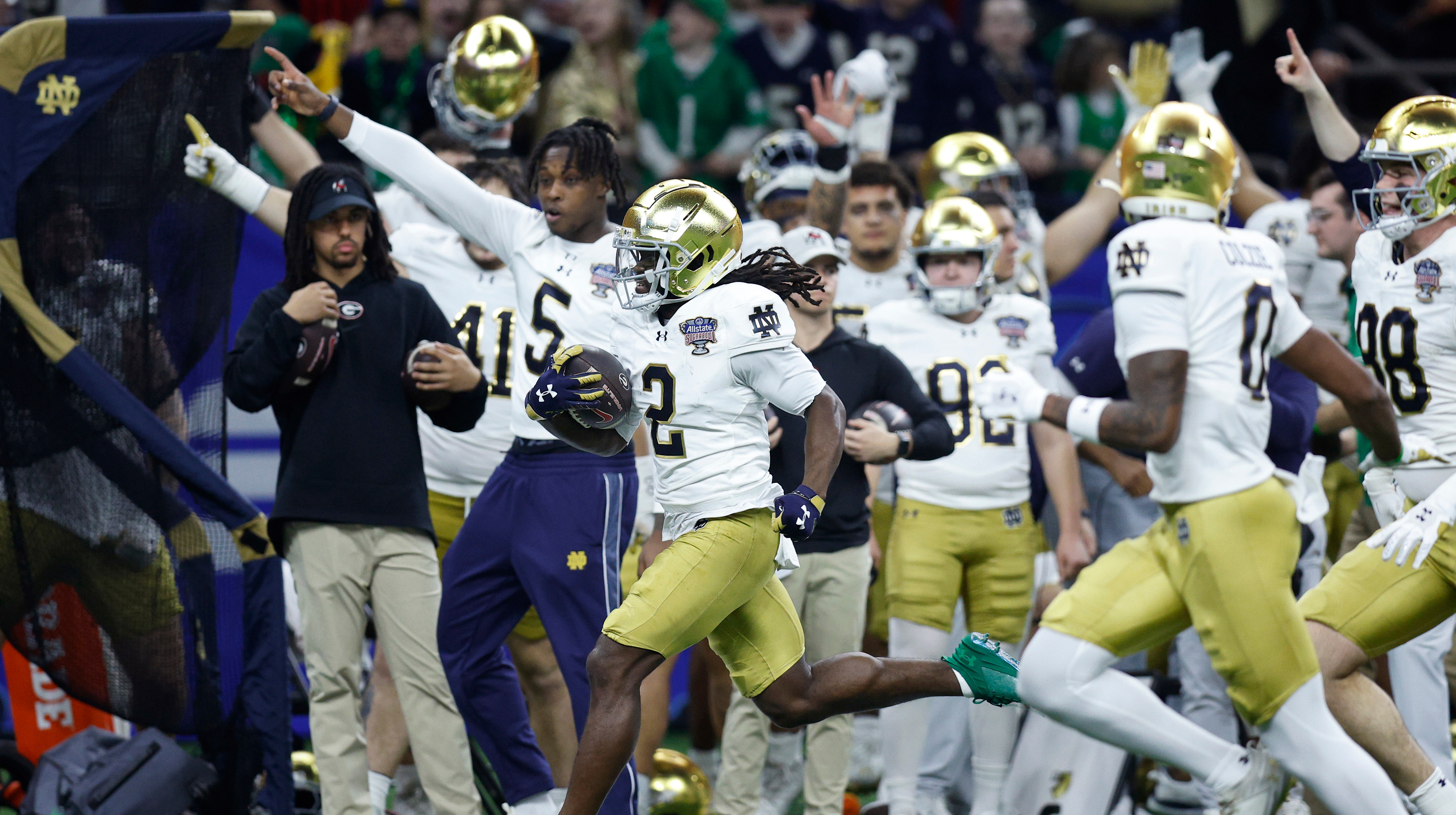 Notre Dame Kick-Return TD 🤯